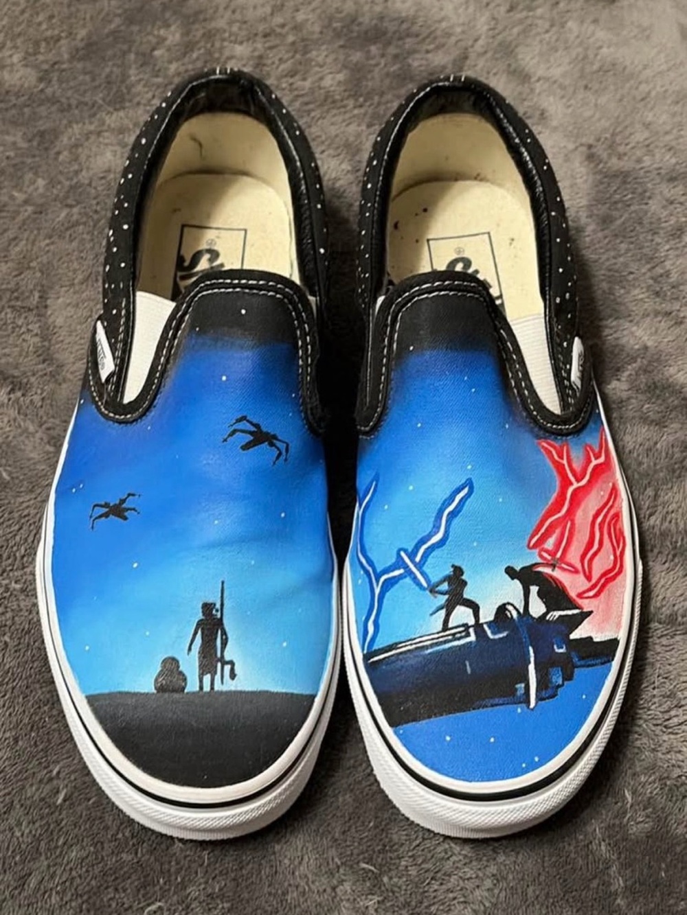 Hand painted Star Wars Vans